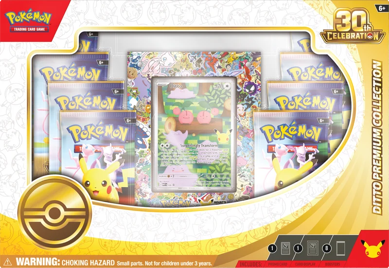 JCC POKÉMON : COLLECTION PREMIUM DITTO POUR LE 30E ANNIVERSAIRE - 6 NOVEMBRE [LIRE LA DESCRIPTION]