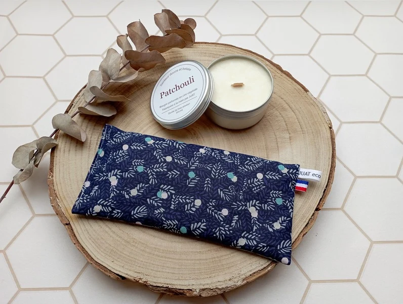 Masque de relaxation et bougie