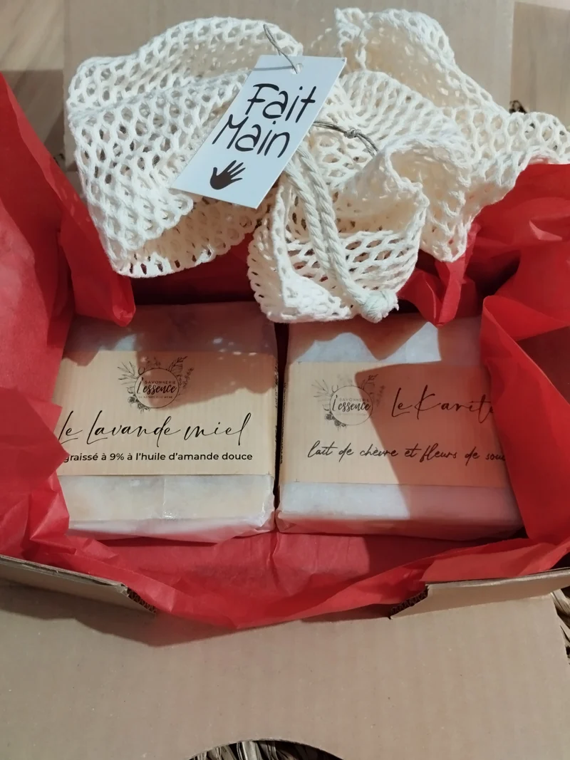 Coffret " Soin & Douceur " Savons saponifiés à chaud
