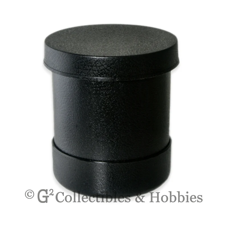 Dice Cup: Black Plastic with Twist Off Lid