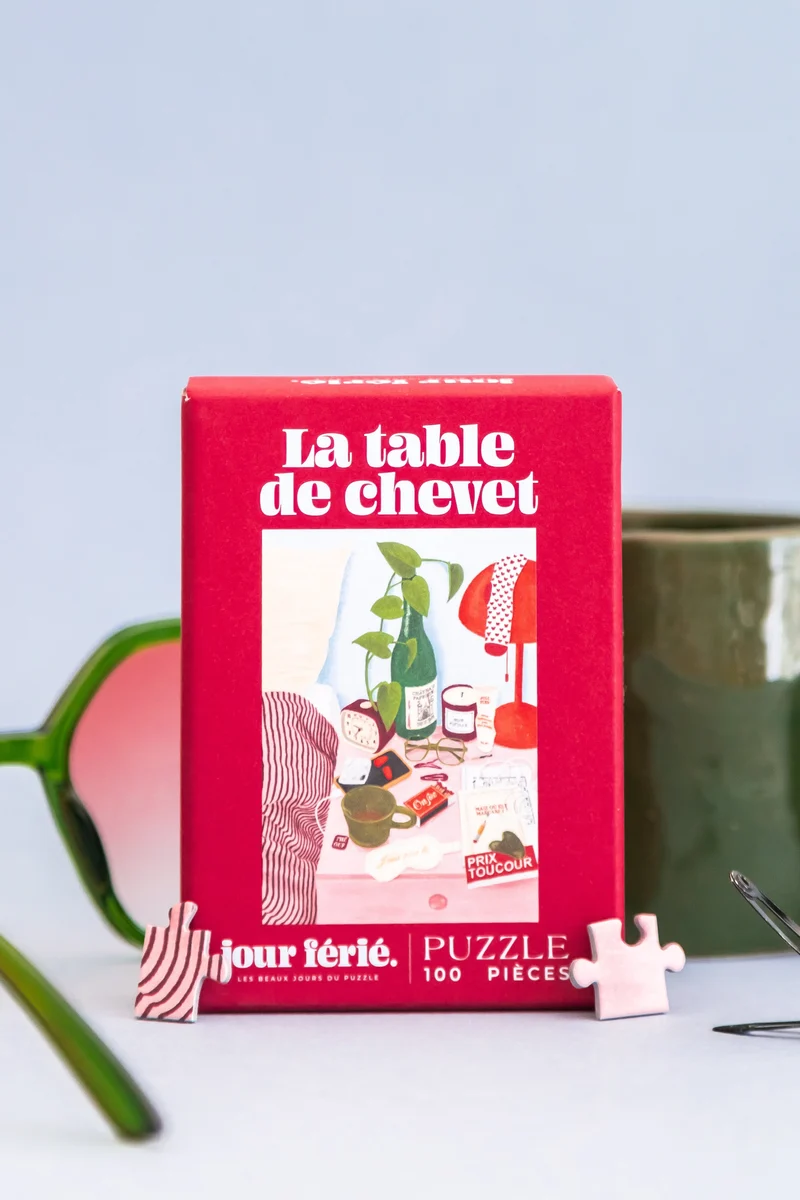 La table de chevet - Mini puzzle 100 pièces