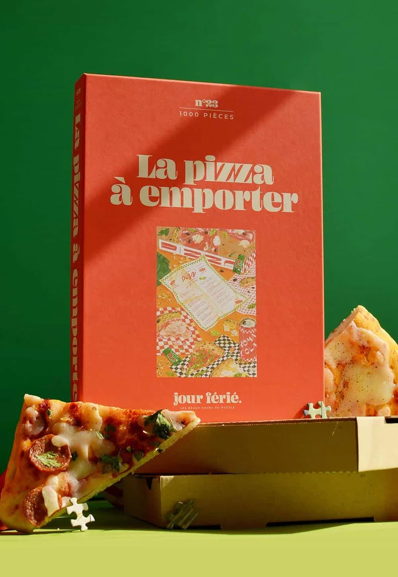 La pizza à emporter - Puzzle 1000 pièces