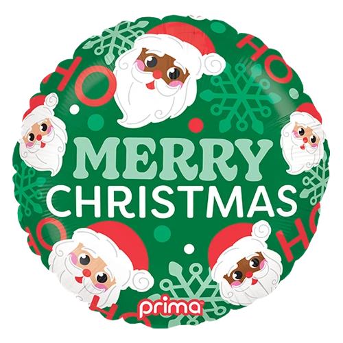 Ballon hélium Père Noël "Merry Christmas"