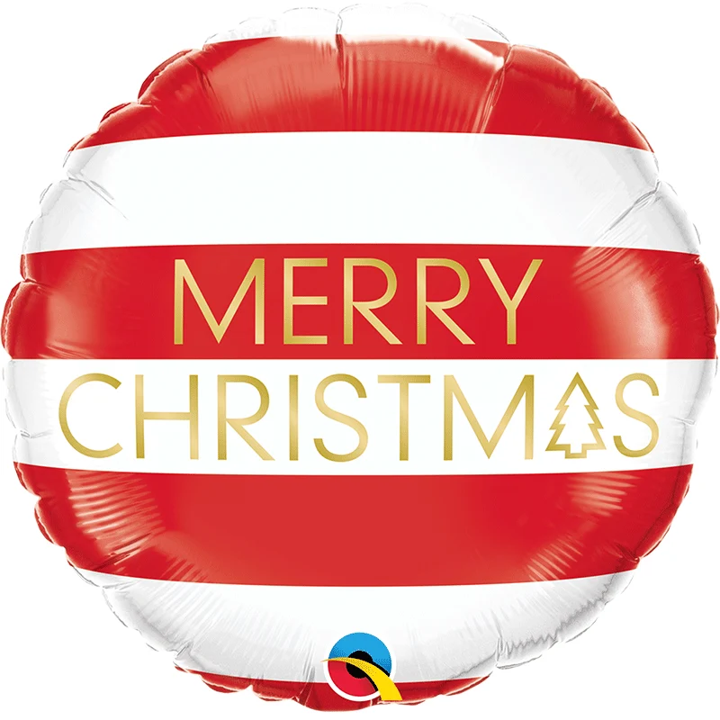 Ballon hélium Merry Christmas - Rouge