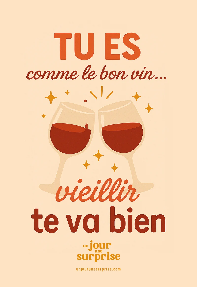 Tu es comme le bon vin