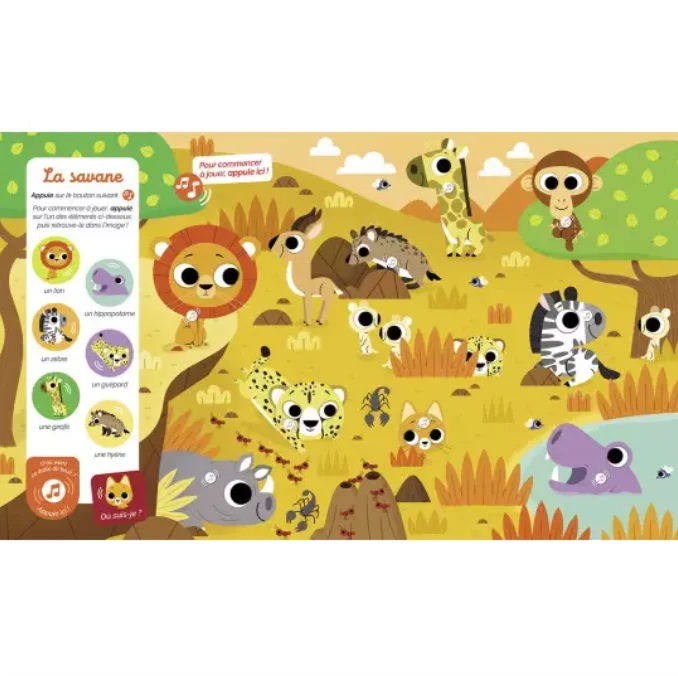 Cherche & trouve des tout-petits Sonore | Les animaux