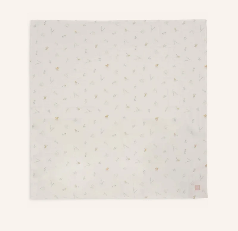 Langes gaze de coton | 115cm | Lovely Birds