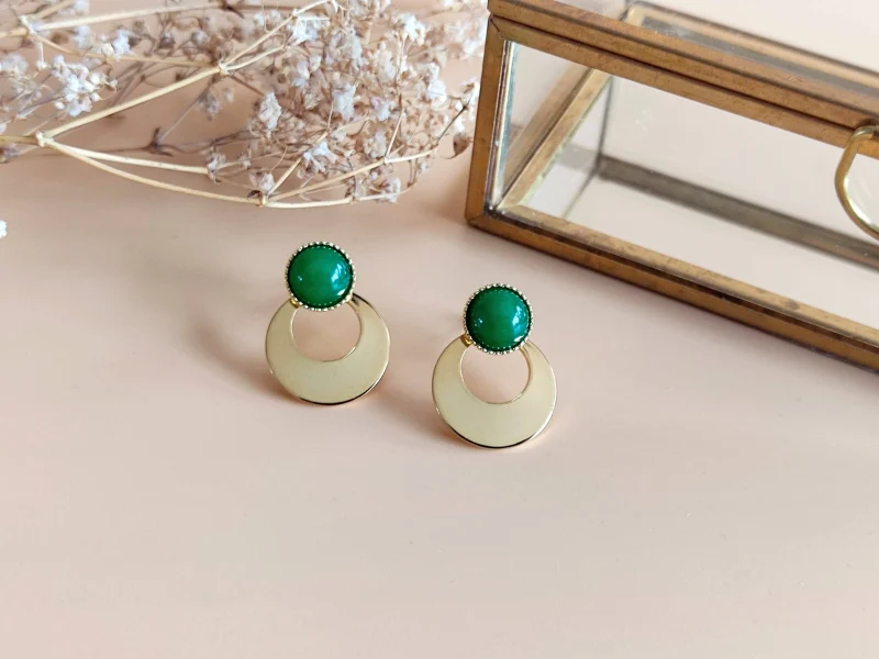 Boucles d'oreilles 3en1 L'Aventurière