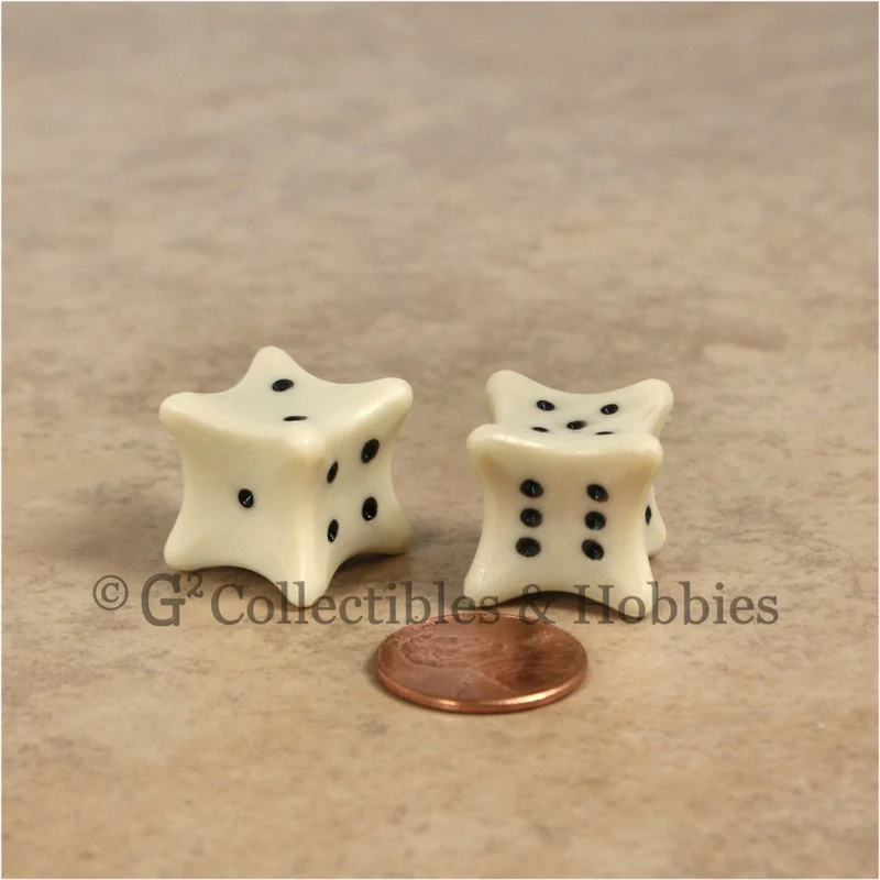 D6 10pc Dice Bones & Bag Set