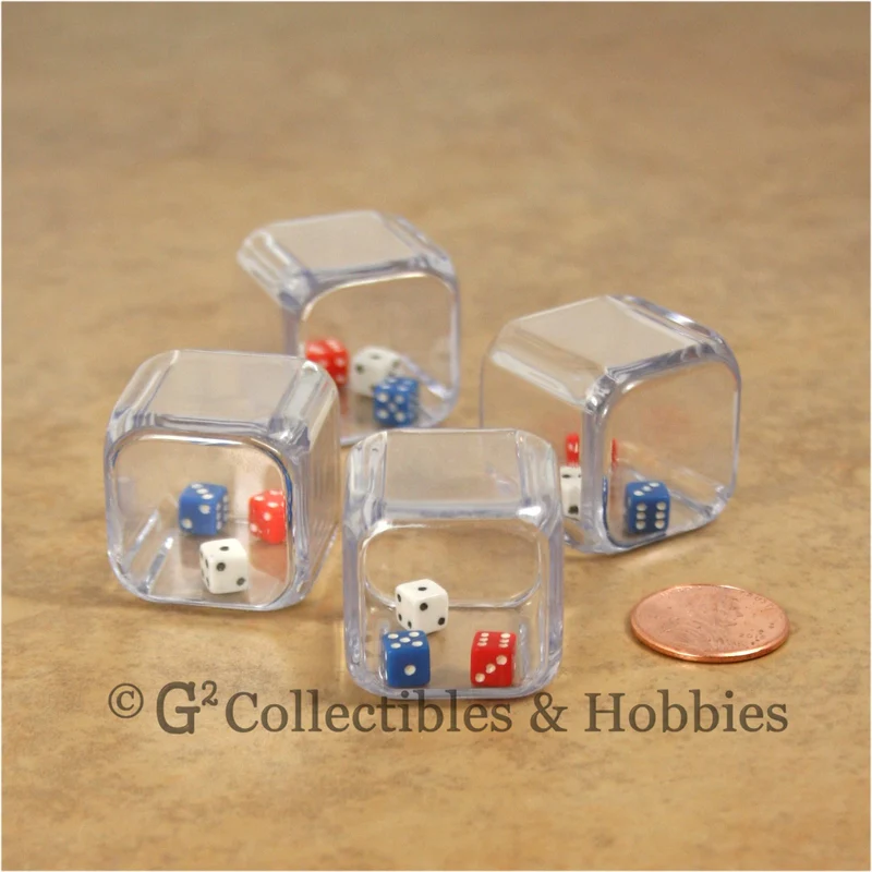 D6 25mm Triple 4pc Dice Set - 3 in a cube