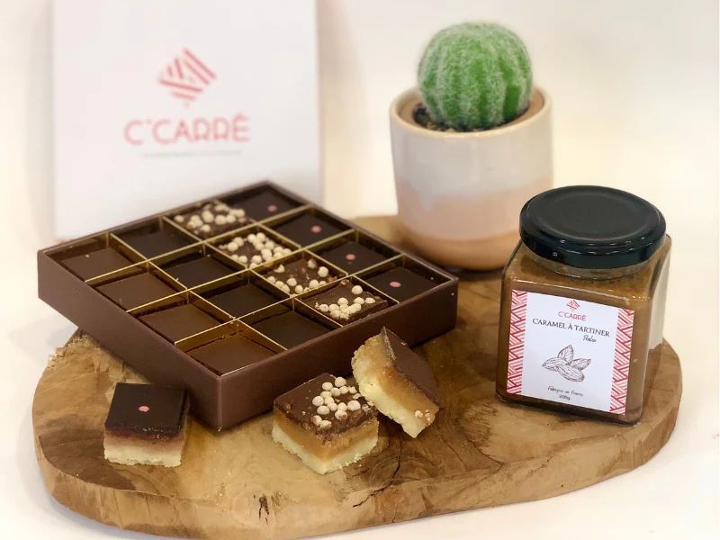 Coffret 16 Shortbread Re-découverte + 1 pot de caramel