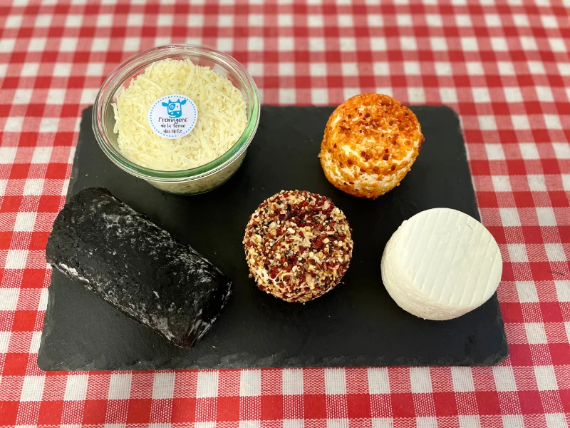 Assortiment fromages de chèvre