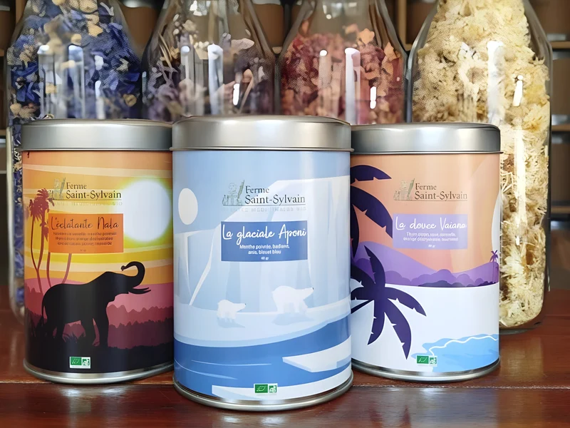 Coffret de 3 tisanes bio de 40g "Infusions Nomades"