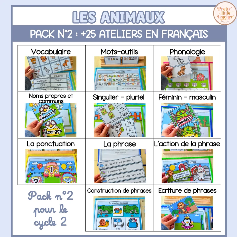Tous les Packs 2 Français pour toute l'année