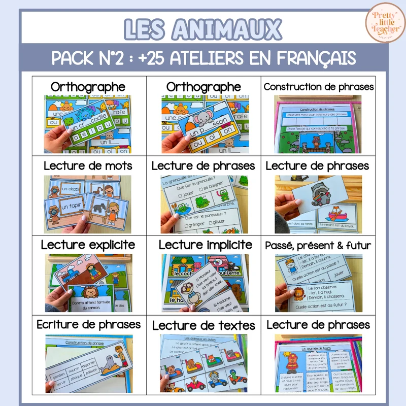 Tous les Packs 2 Français pour toute l'année
