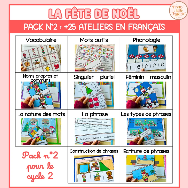 Tous les Packs 2 Français pour toute l'année