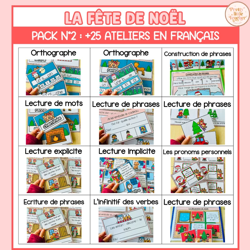 Tous les Packs 2 Français pour toute l'année