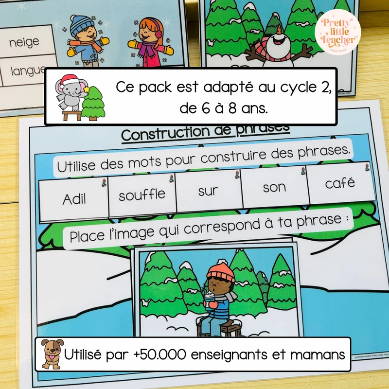 Tous les Packs 2 Français pour toute l'année