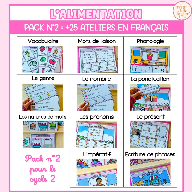 Tous les Packs 2 Français pour toute l'année
