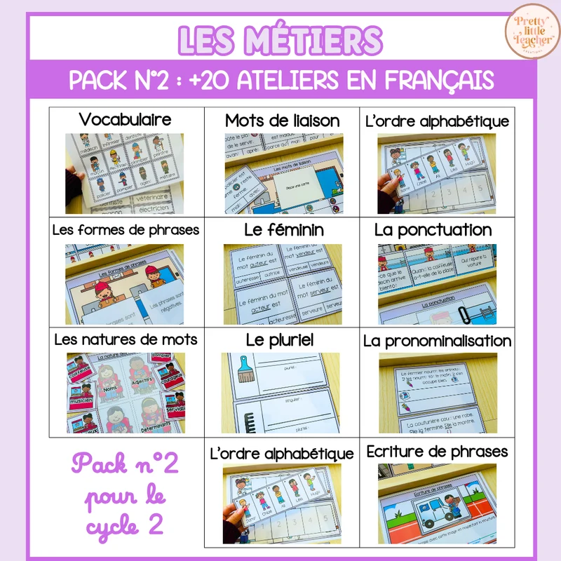Tous les Packs 2 Français pour toute l'année
