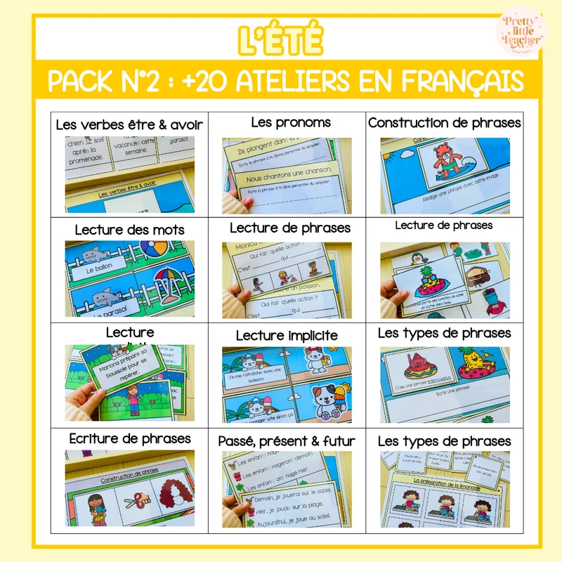 Tous les Packs 2 Français pour toute l'année