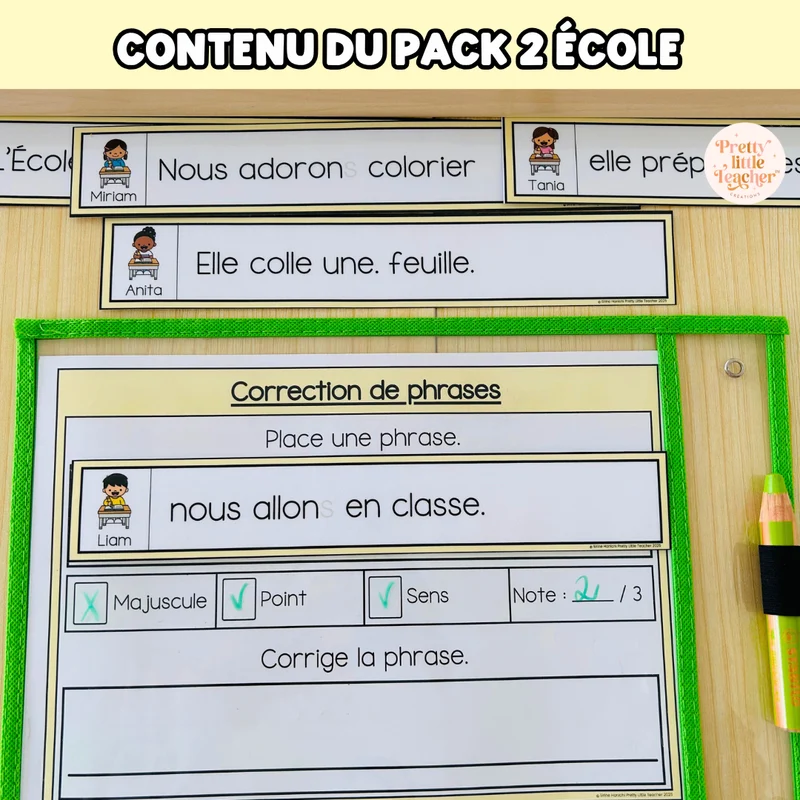 Tous les Packs 2 Français pour toute l'année
