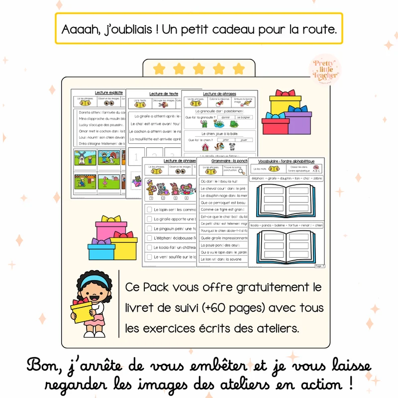 Tous les Packs 2 Français pour toute l'année