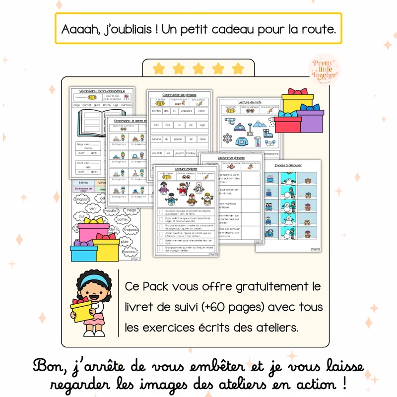 Tous les Packs 2 Français pour toute l'année