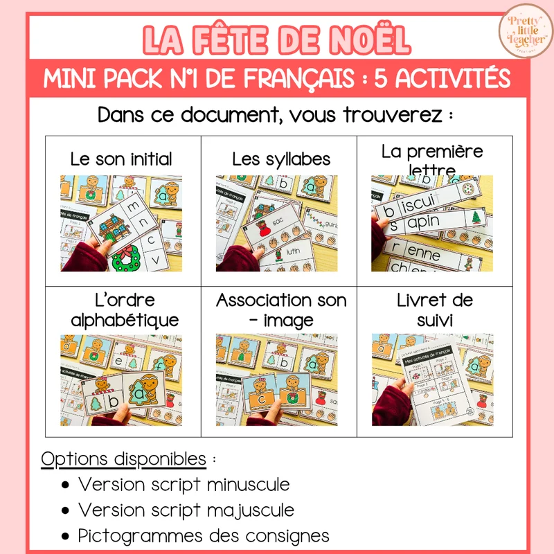 Tous les Mini Packs 1 Français pour toute l'année