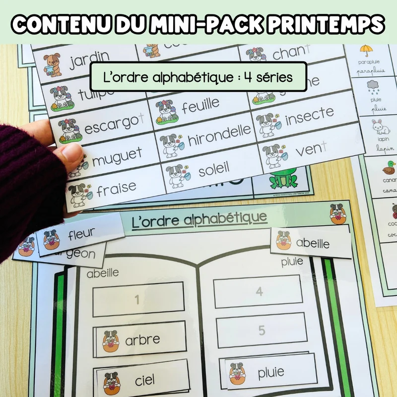 Tous les Mini Packs 1 Français pour toute l'année
