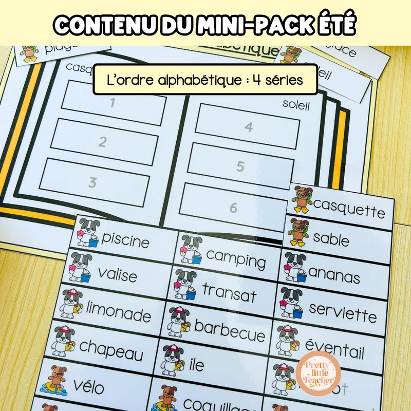 Tous les Mini Packs 1 Français pour toute l'année