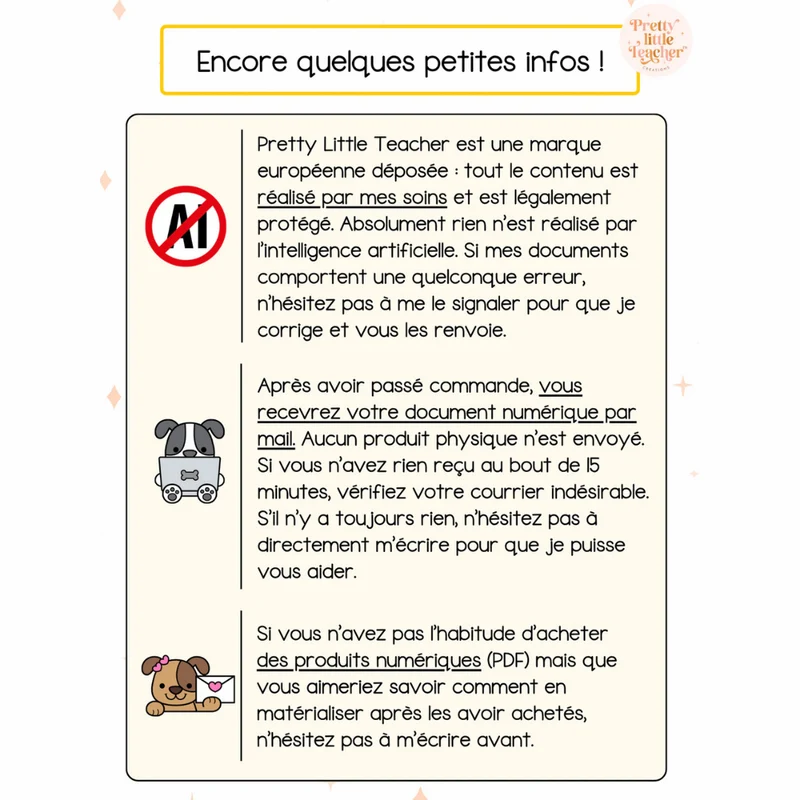 Tous les Packs Maternelle pour toute l'année