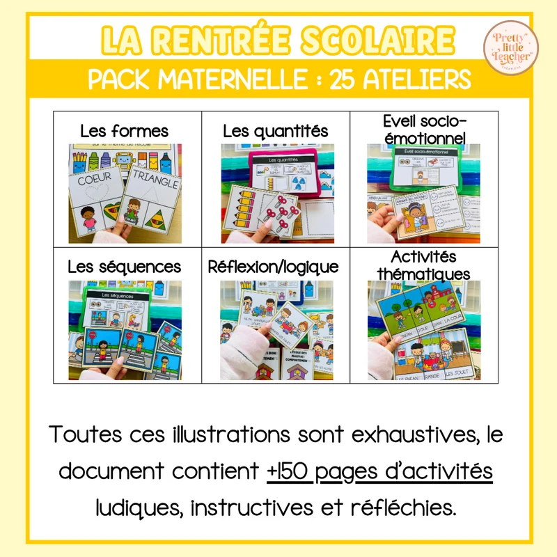 Tous les Packs Maternelle pour toute l'année