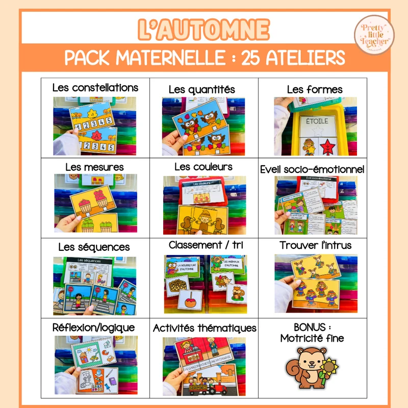 Tous les Packs Maternelle pour toute l'année