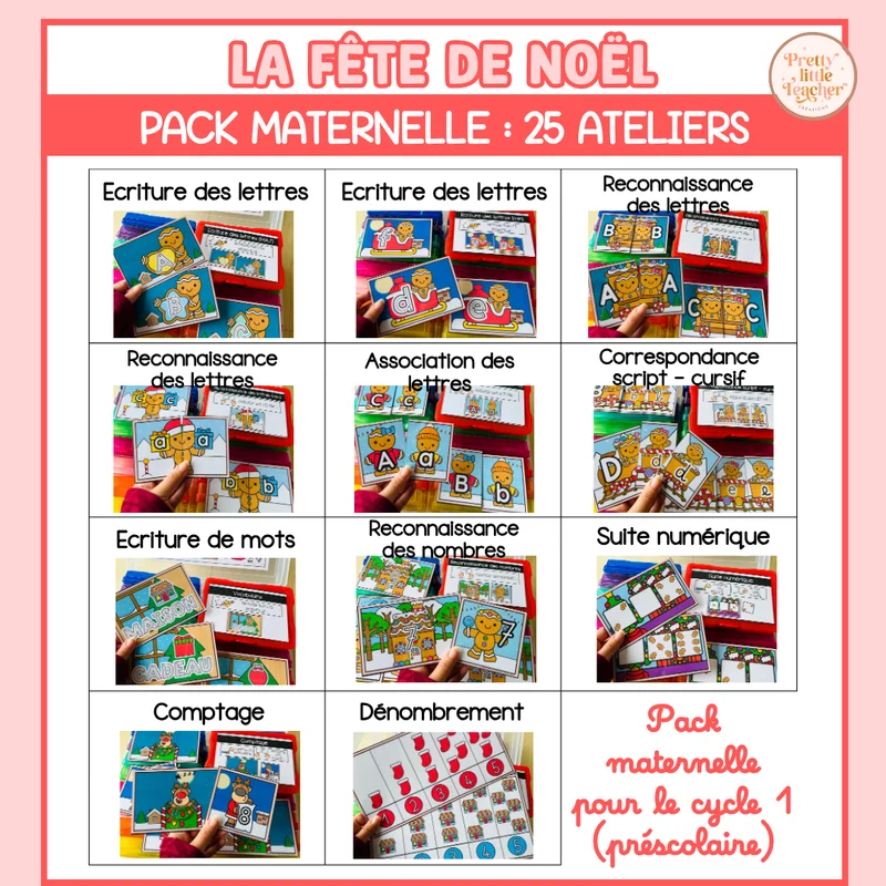 Tous les Packs Maternelle pour toute l'année