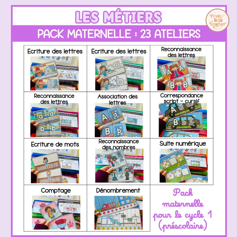 Tous les Packs Maternelle pour toute l'année