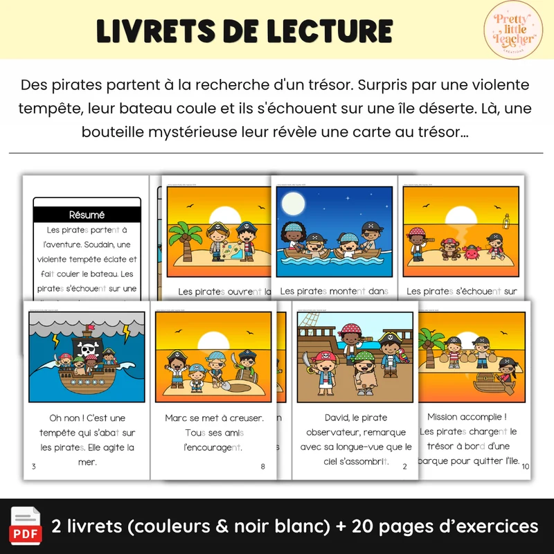 Lecture : le trésor des pirates