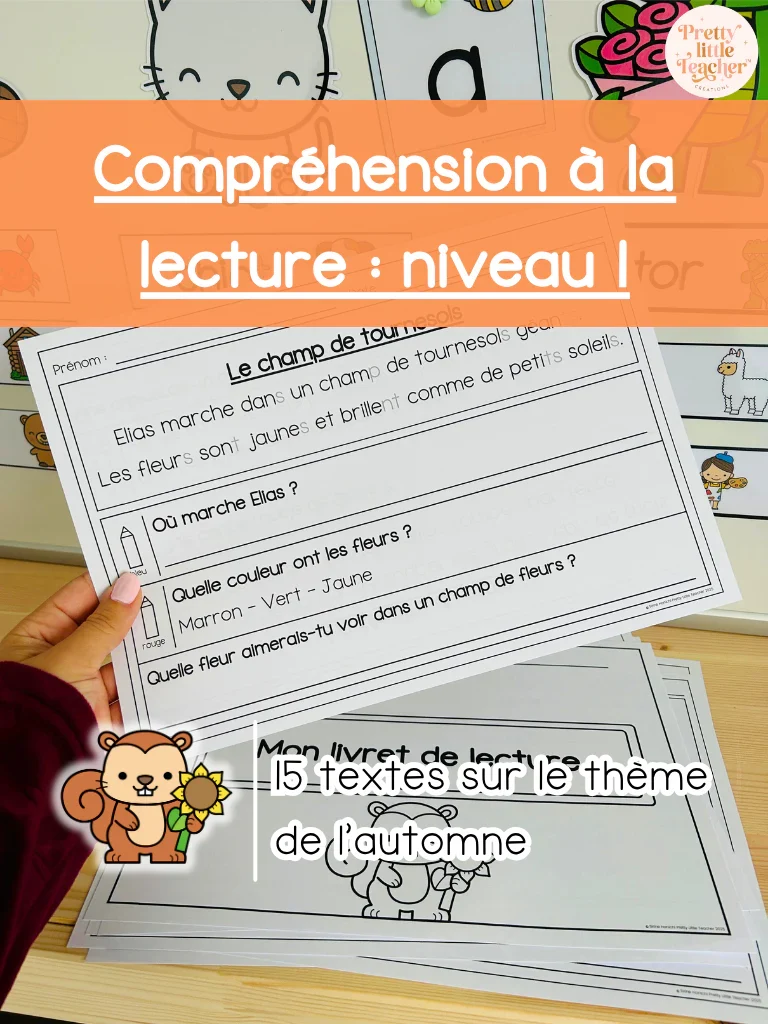 Pack annuel : compréhensions à la lecture niveau 1