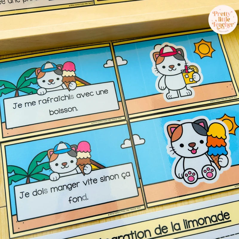 Pack 2 Français sur l'été