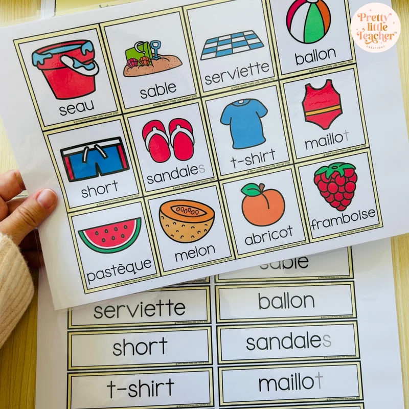Pack 2 Français sur l'été