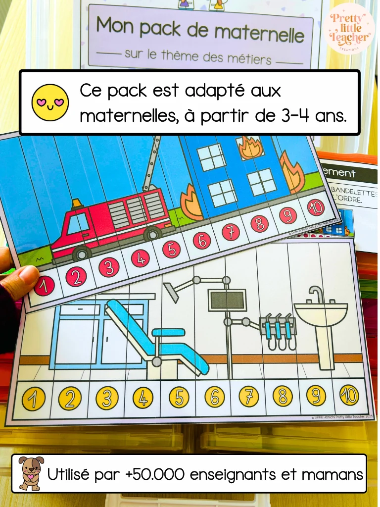 Pack Maternelle sur les métiers