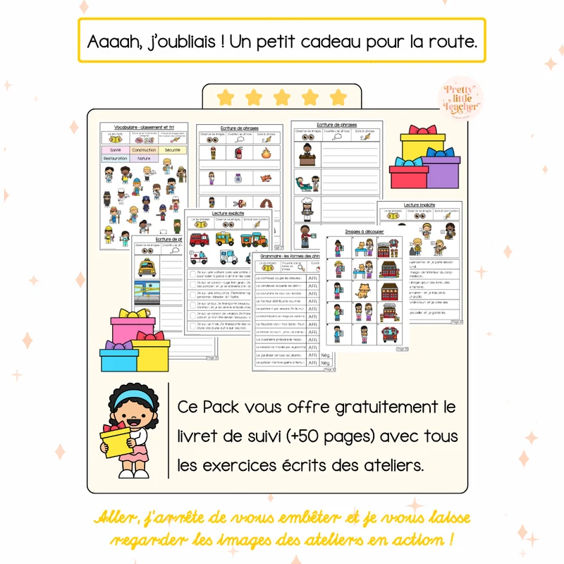 Pack 2 Français sur les métiers