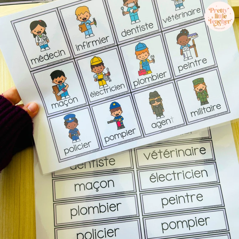 Pack 2 Français sur les métiers