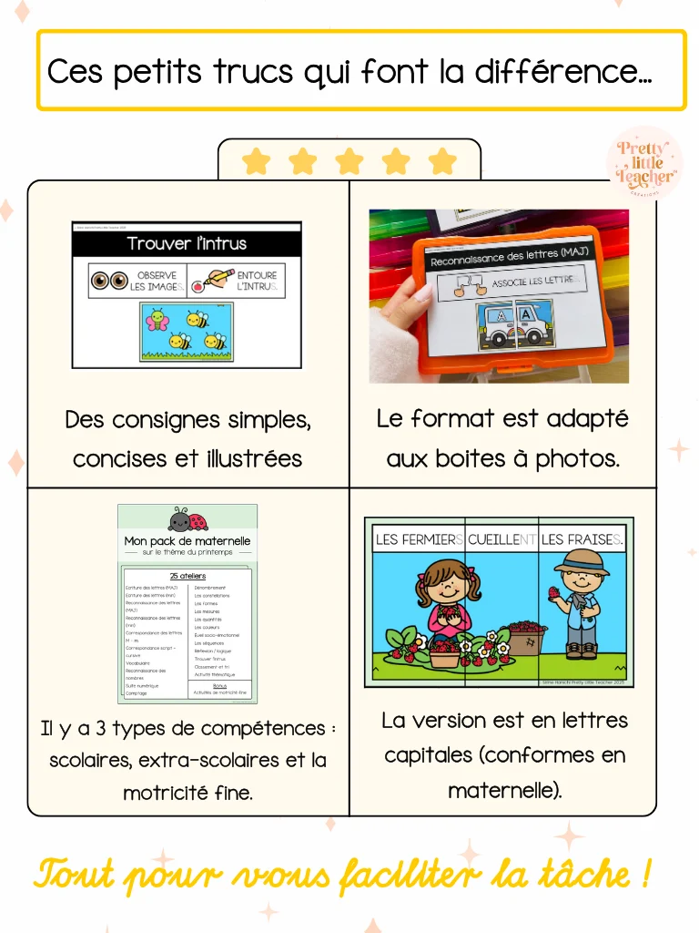 Pack Maternelle sur le printemps