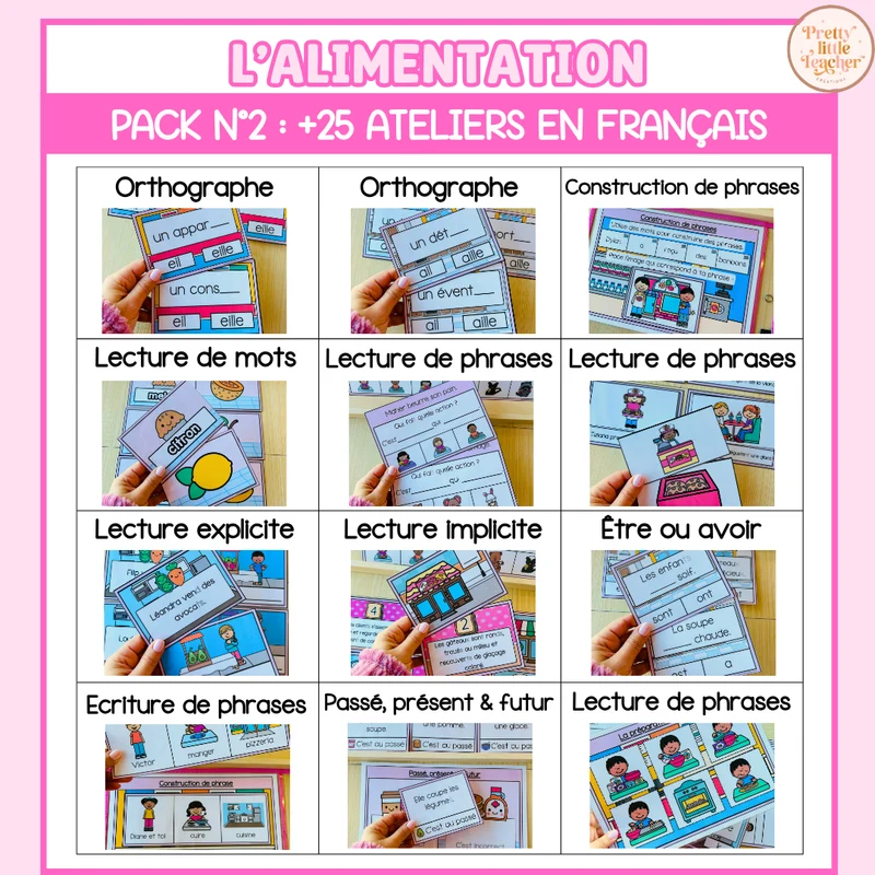 Pack 2 Français sur l'alimentation