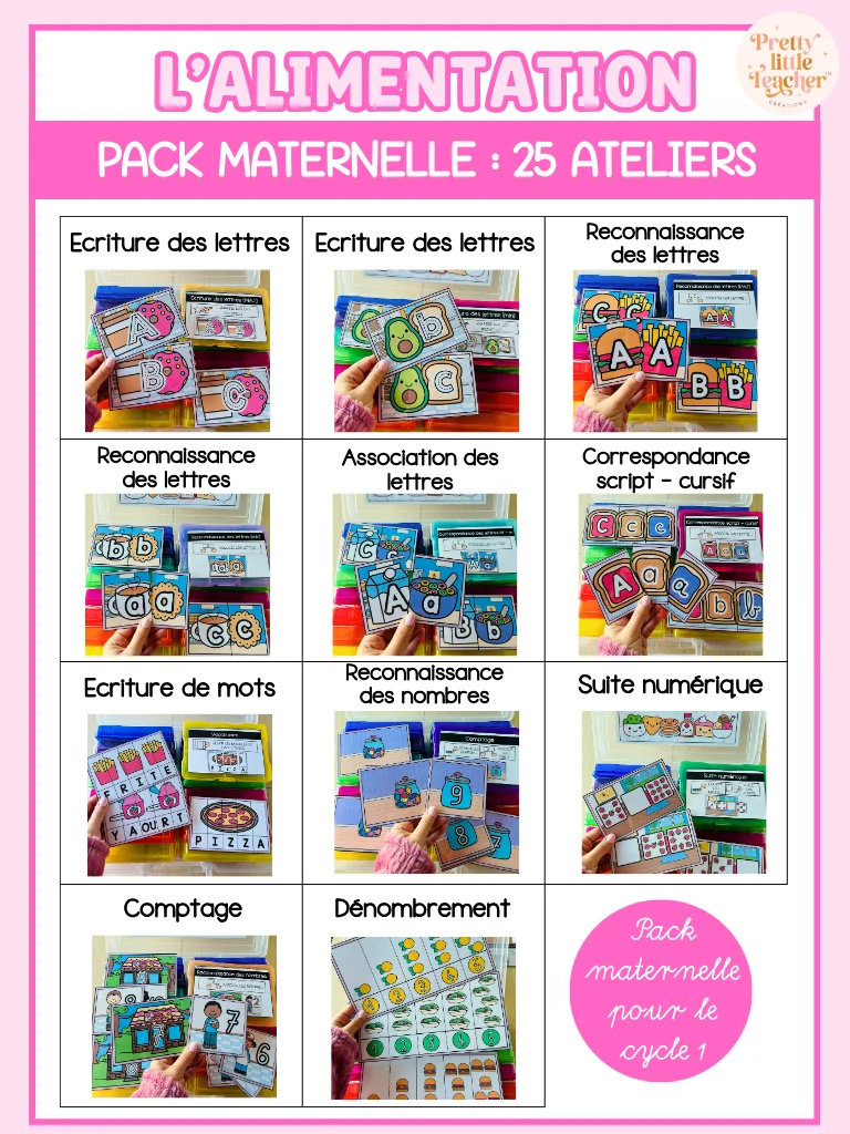 Pack Maternelle sur l'alimentation