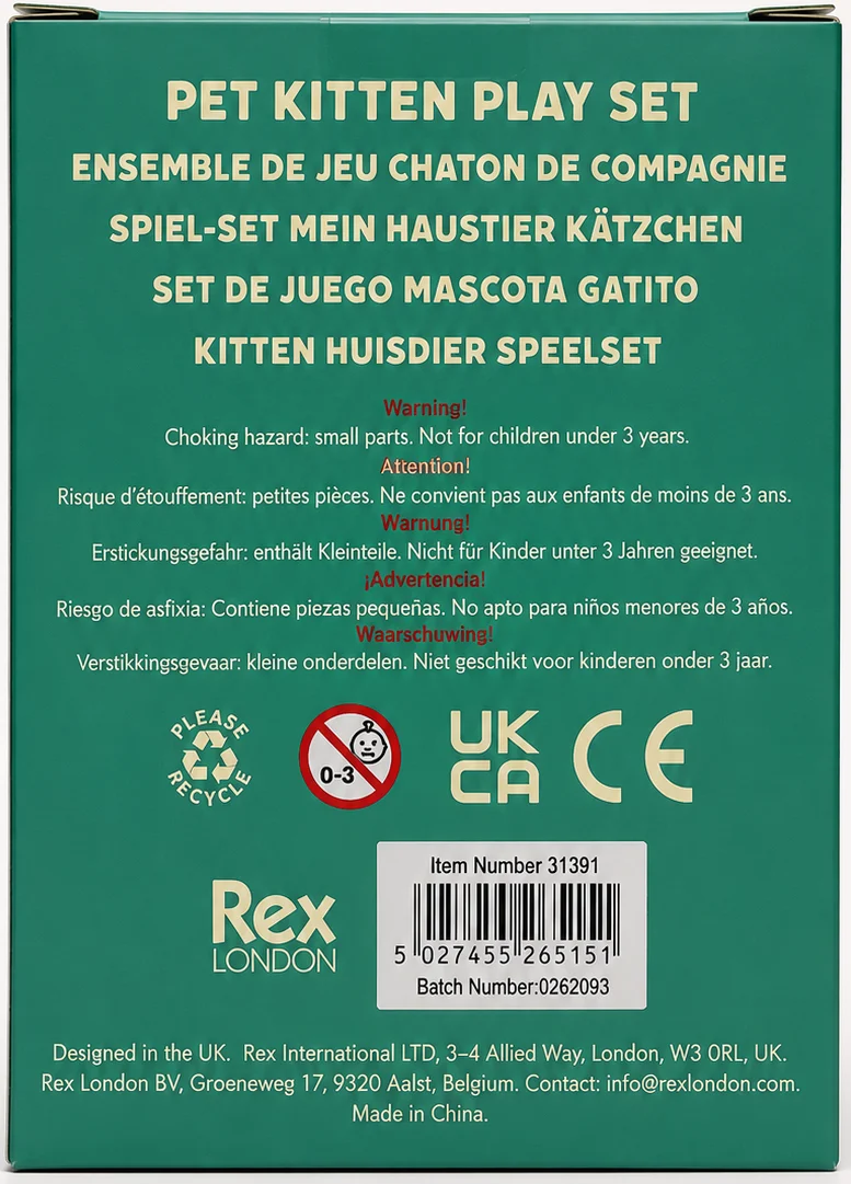 Set de jeu - Chaton