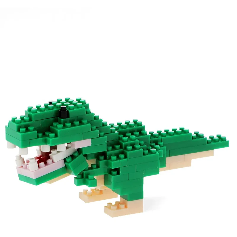 Mini kit de construction en briques - Tyrannosaure / Panda (119 pcs)