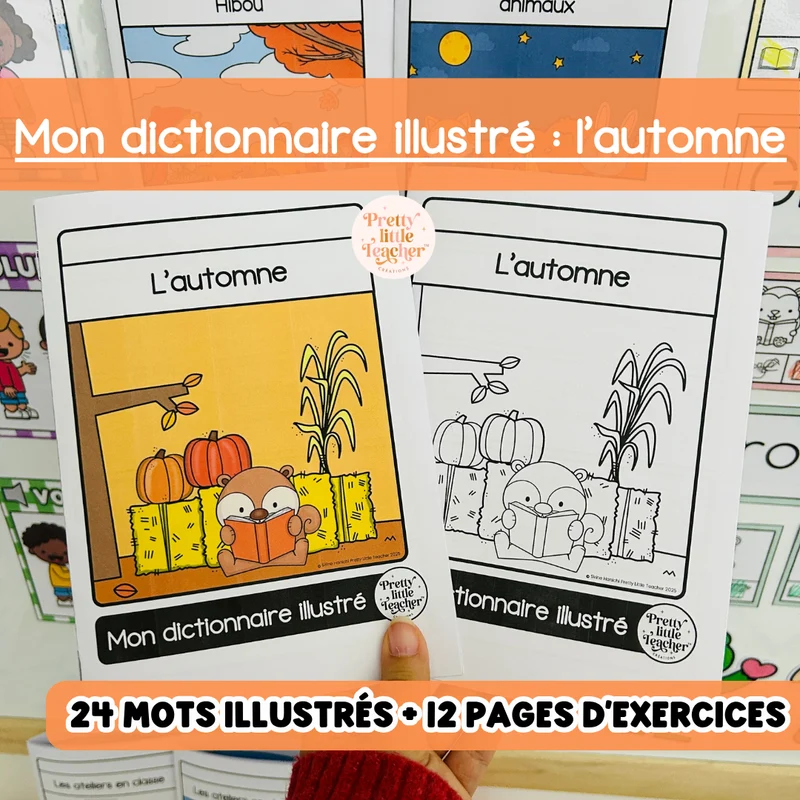 Mon dictionnaire illustré : l'automne