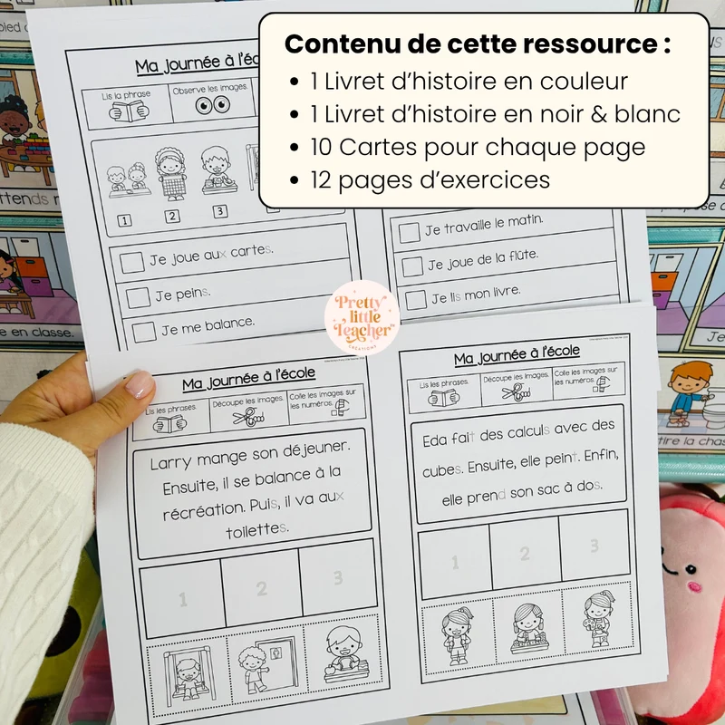 Lecture : Ma journée à l'école